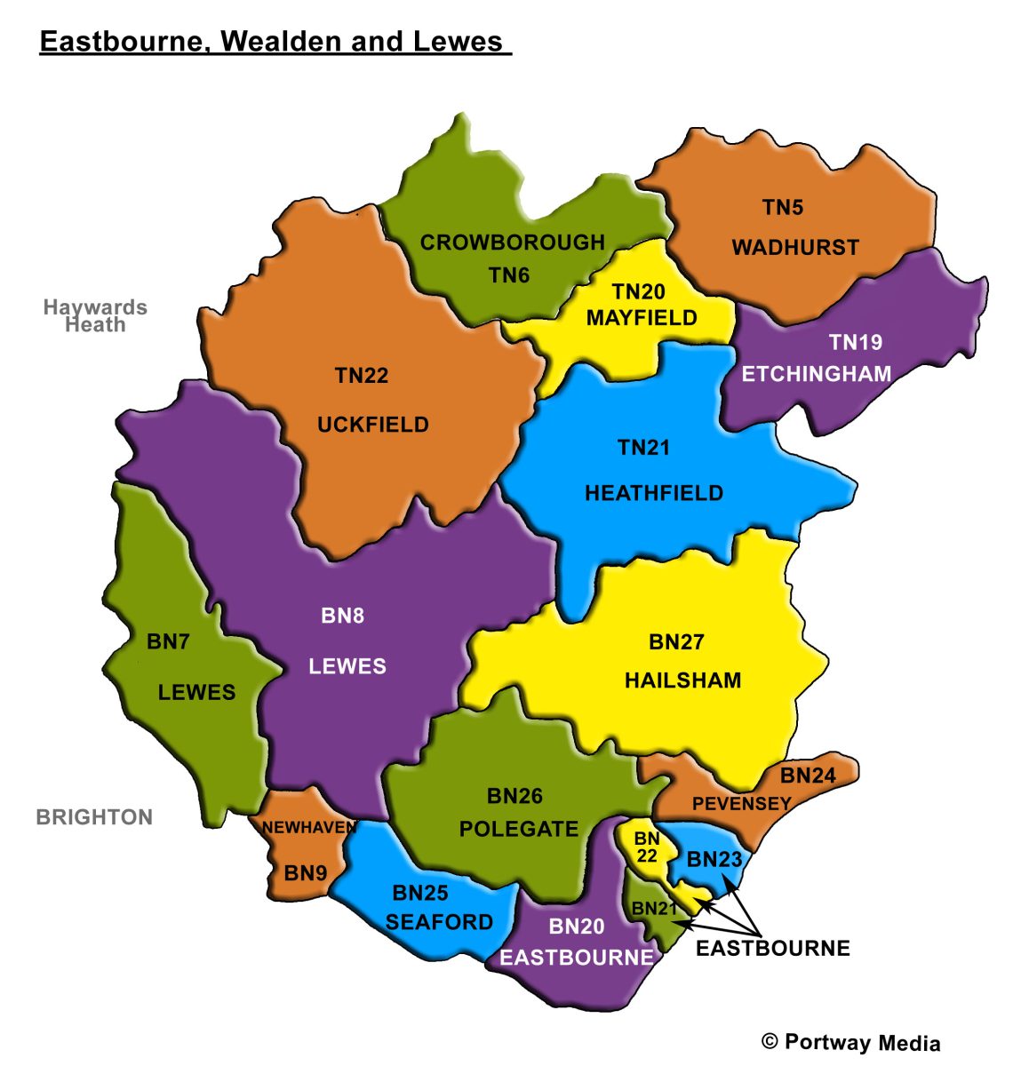 Eastbourne, Wealden & Lewes area - Eastbourne, Wealden & Lewes