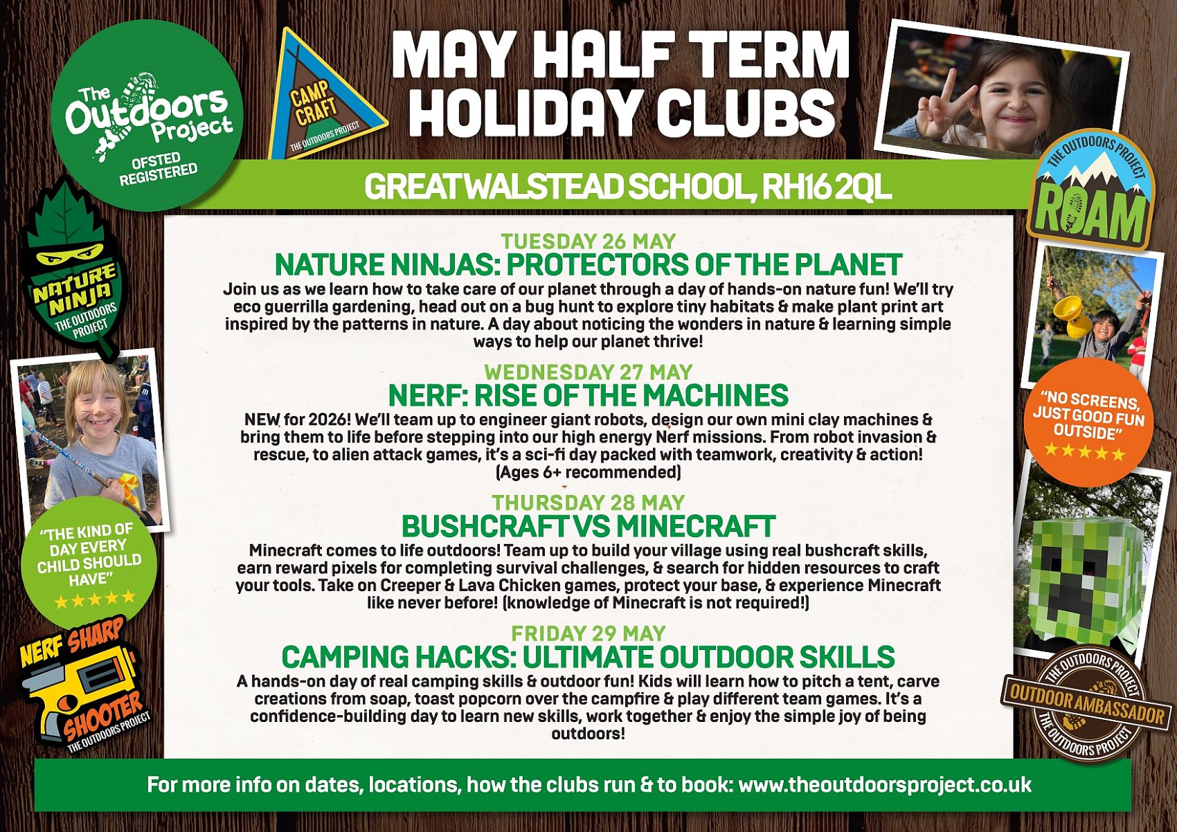 May Half Term Holiday Clubs