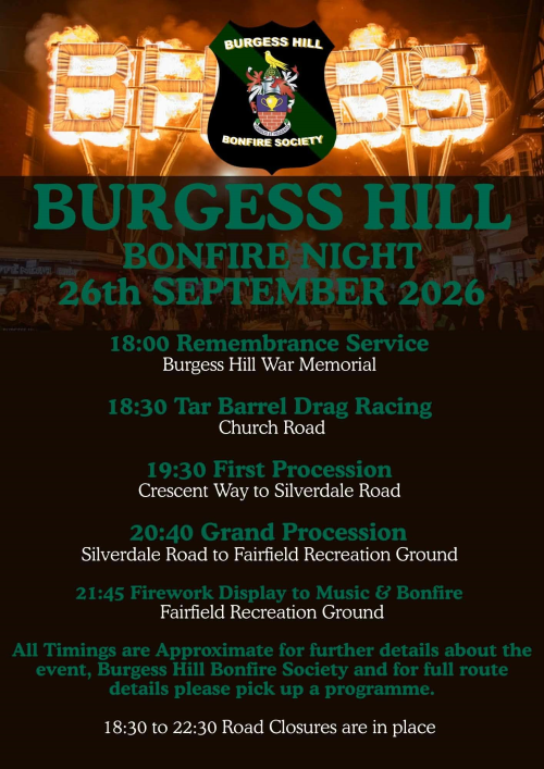 Burgess Hill Bonfire Night