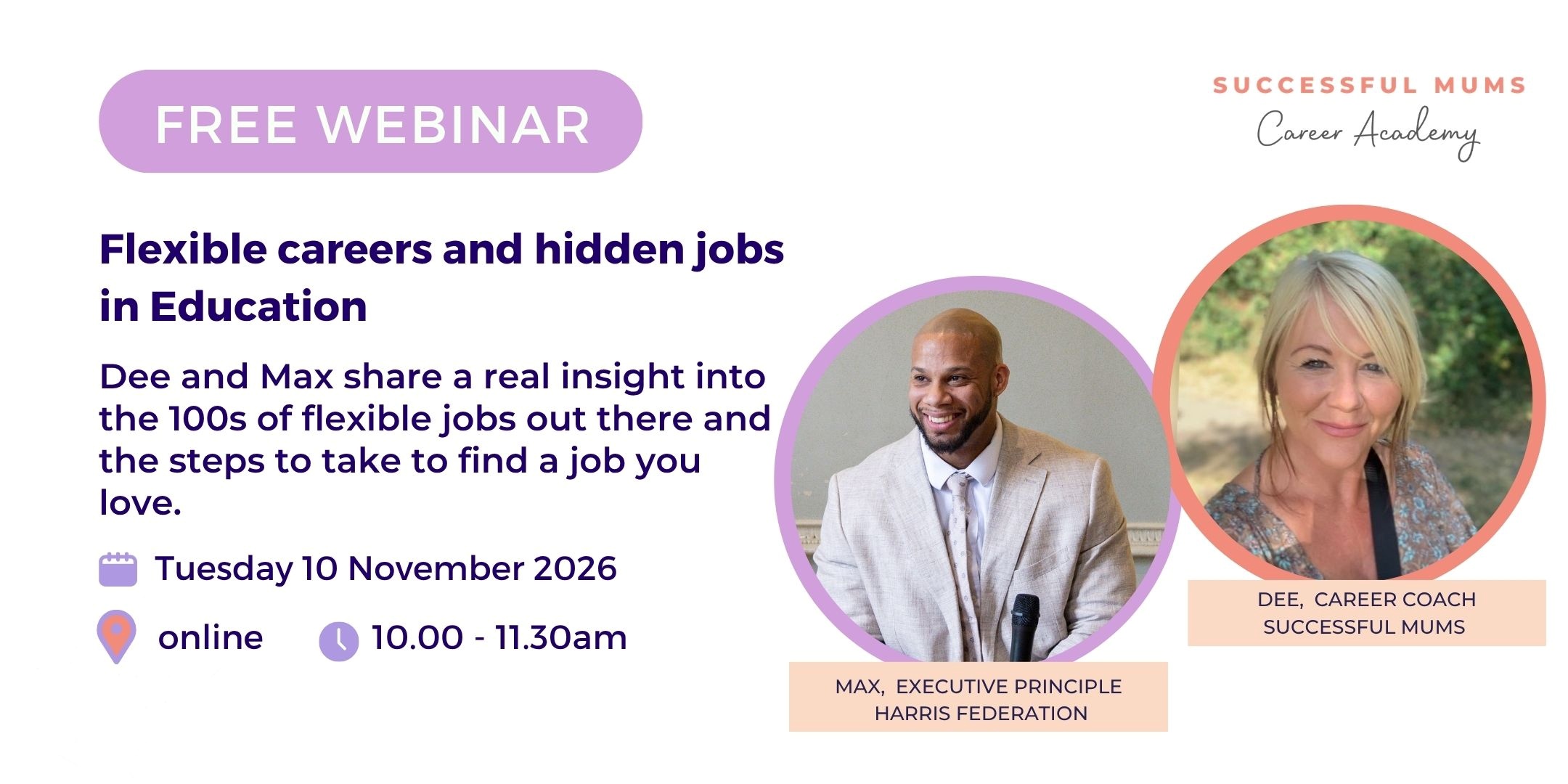 Flexible careers and hidden jobs in Education with Successful Mums