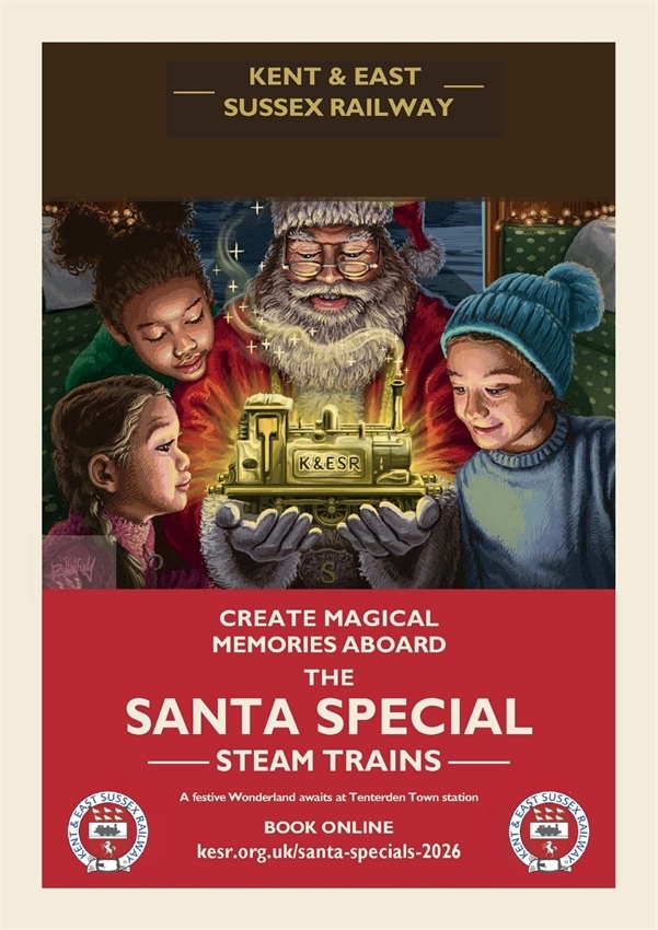 Santa Specials 2026 with the Kent and East Sussex Railway