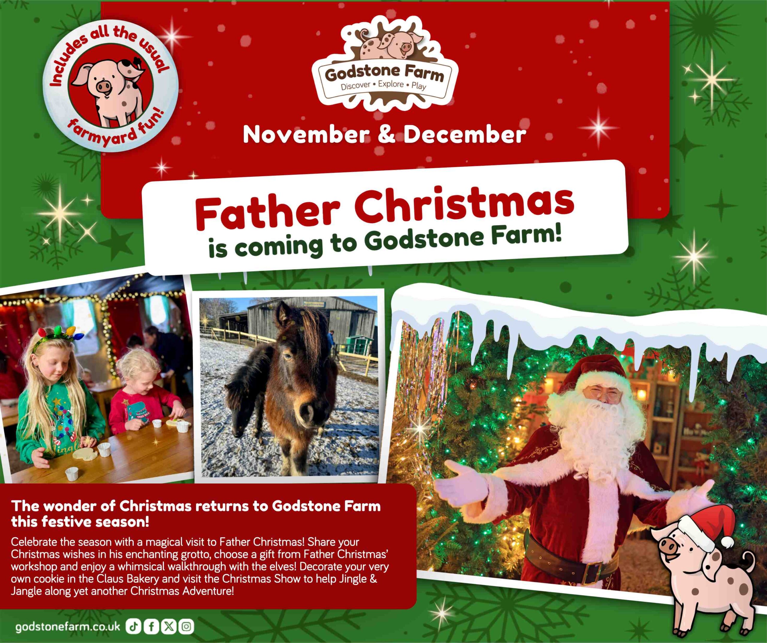 Father Christmas at Godstone Farm