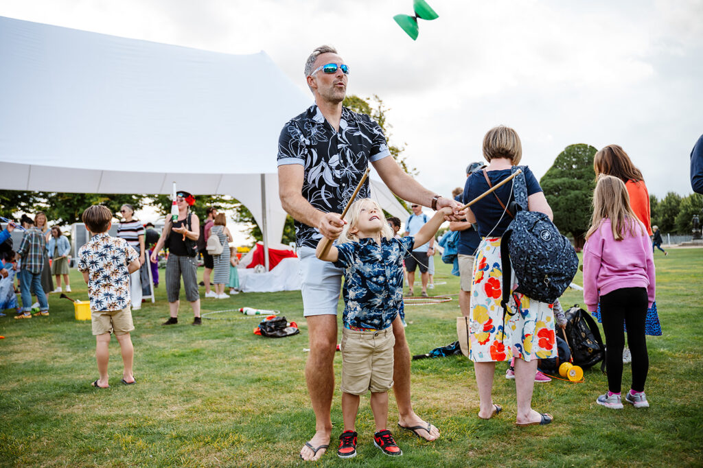 Children's circus skills workshop