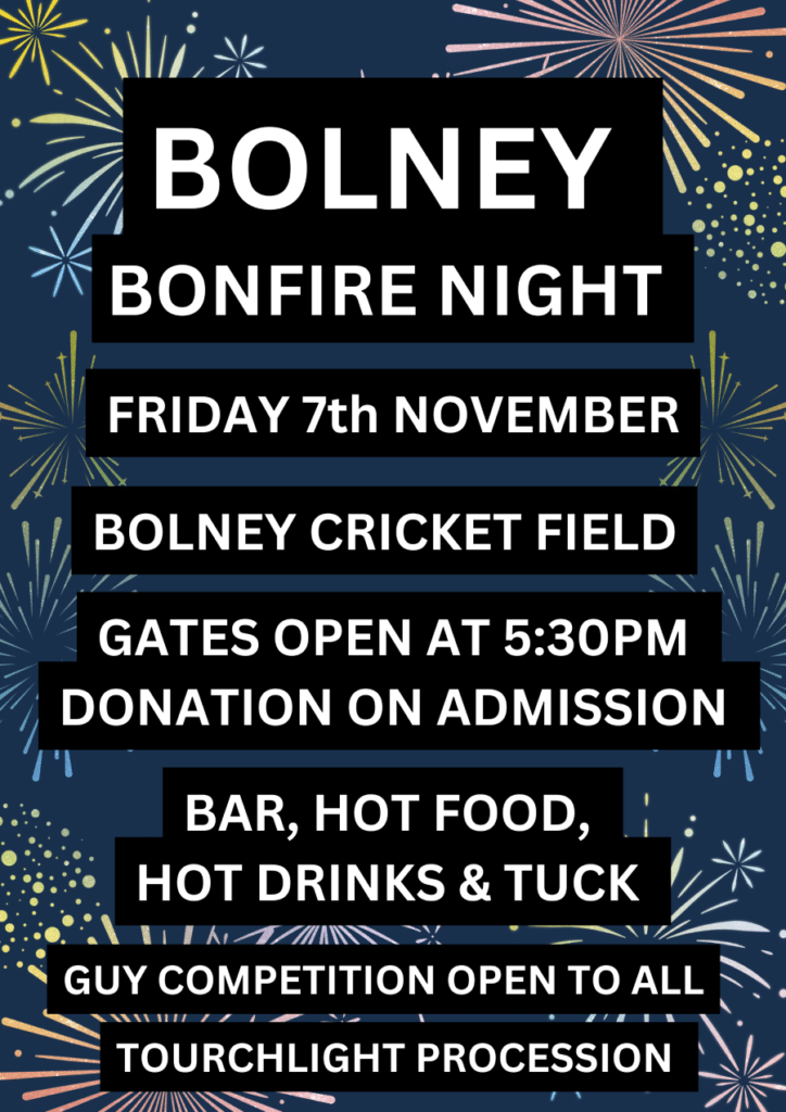 Bolney bonfire and fireworks night