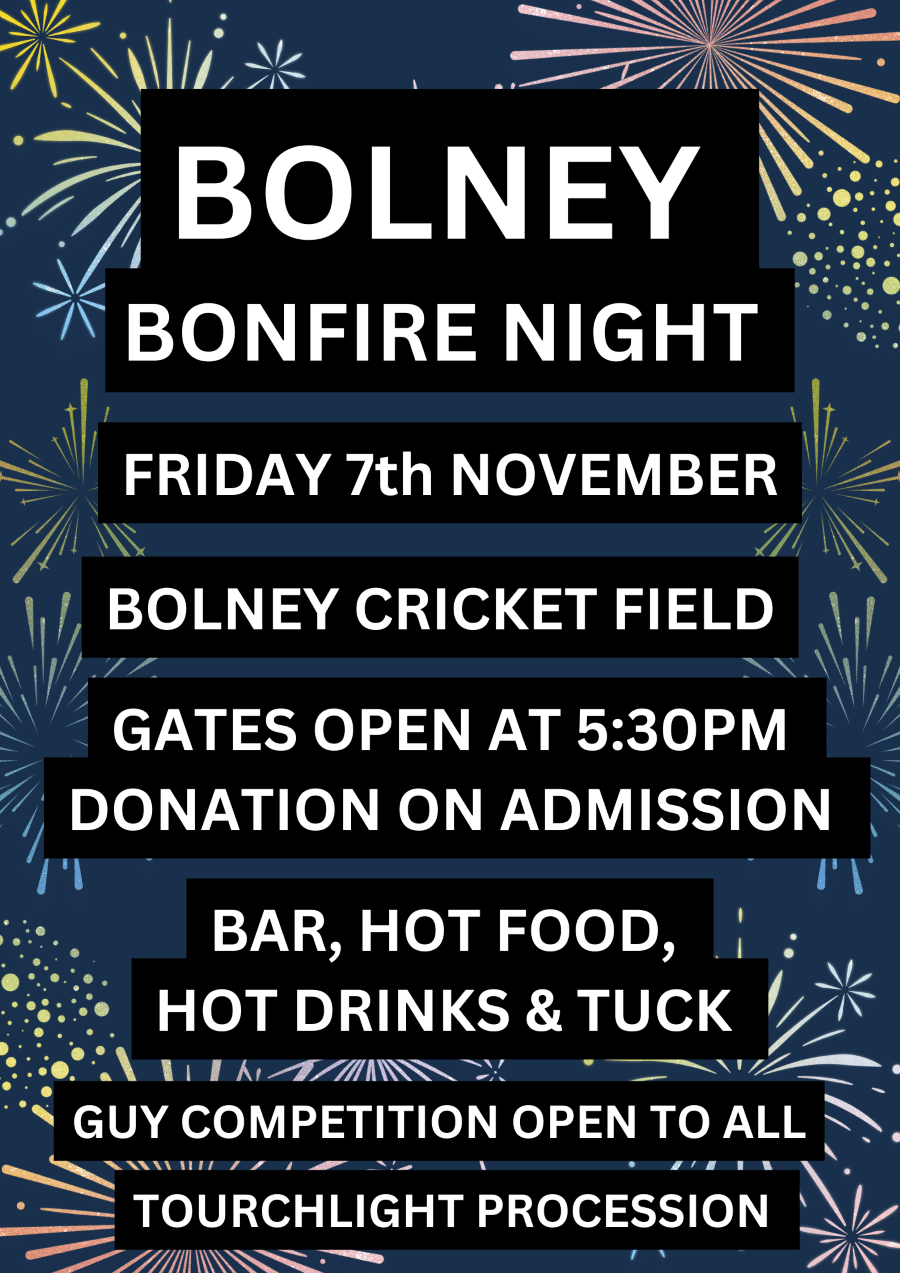 Bolney bonfire and fireworks night