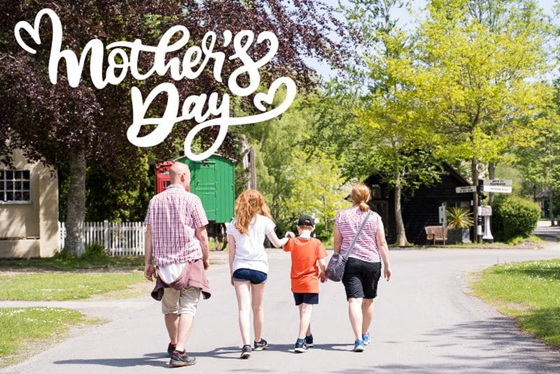 Mums go free this Mother’s Day at Amberley Museum