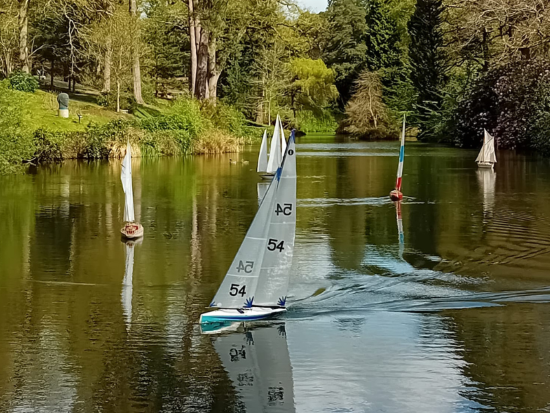 Model Boats on the Lake