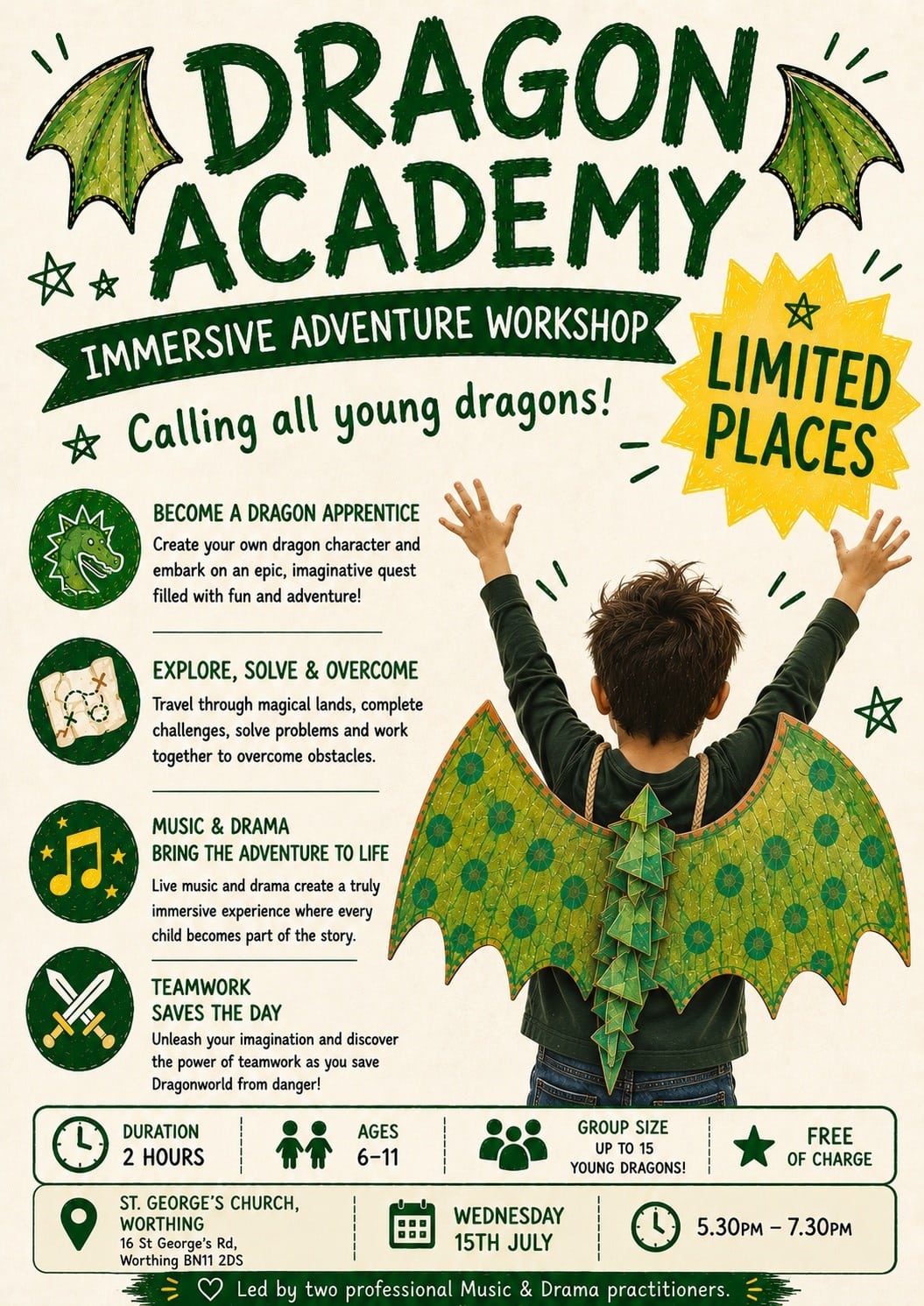 FREE Dragon Academy Adventure Workshop
