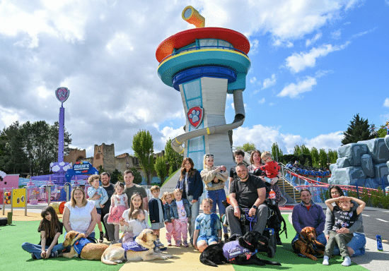 PAW Patrol pups meet real-life Hero Hounds at exclusive preview of World of PAW Patrol at Chessington World of Adventures