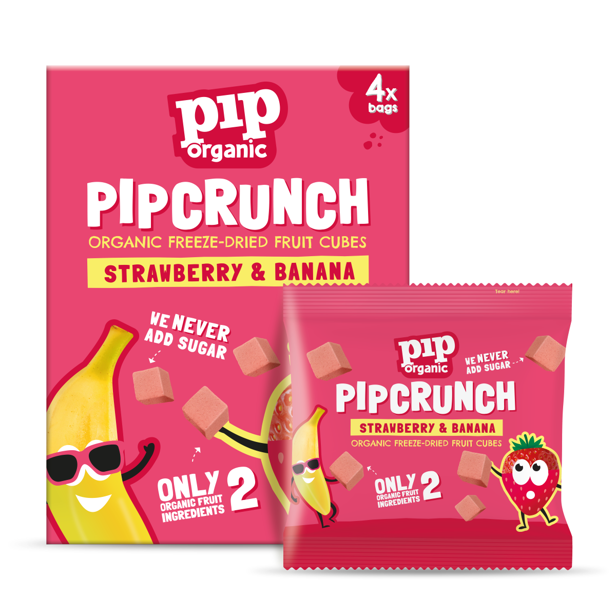 Pip Organic Back to School Snacks in Waitrose