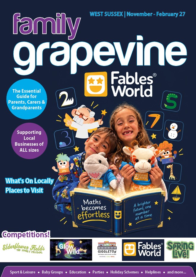 The Family Grapevine West Sussex – Winter 2026–27 front cover